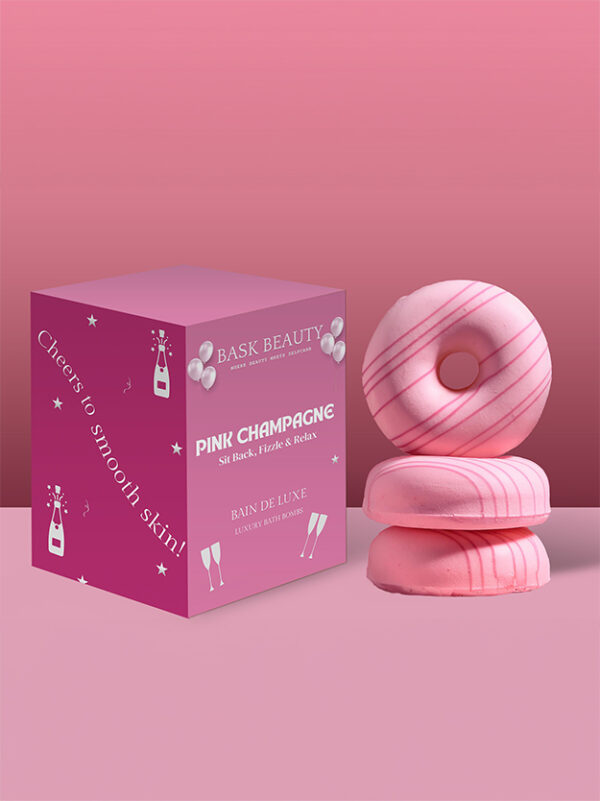 Bain De Luxe Pink Champagne Bath Bombs (Pack of 3)